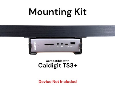 Desk Mount Kit for CalDigit Thunderbolt Station 3 TS3+ - Mounting Brackets