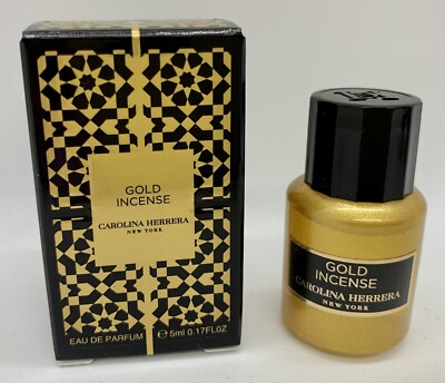 CH - CAROLINA HERRERA GOLD INCENSE PARFUM  5 ML EDP RARITÄT