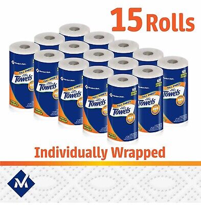 Absorbent Member's Mark mega roll towels -150 towels —