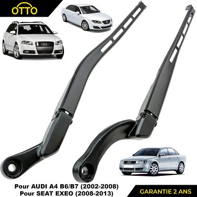 Balai Bras Essuie Glace AVANT Cache Capuchon pour AUDI A4 8E1955408C 8E1955407C - Photo 1/4
