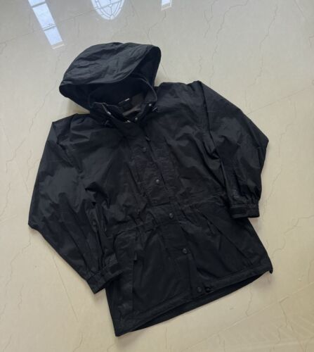 REI Jacket Women’s Black Windbreaker Full Zip Hid… - image 1