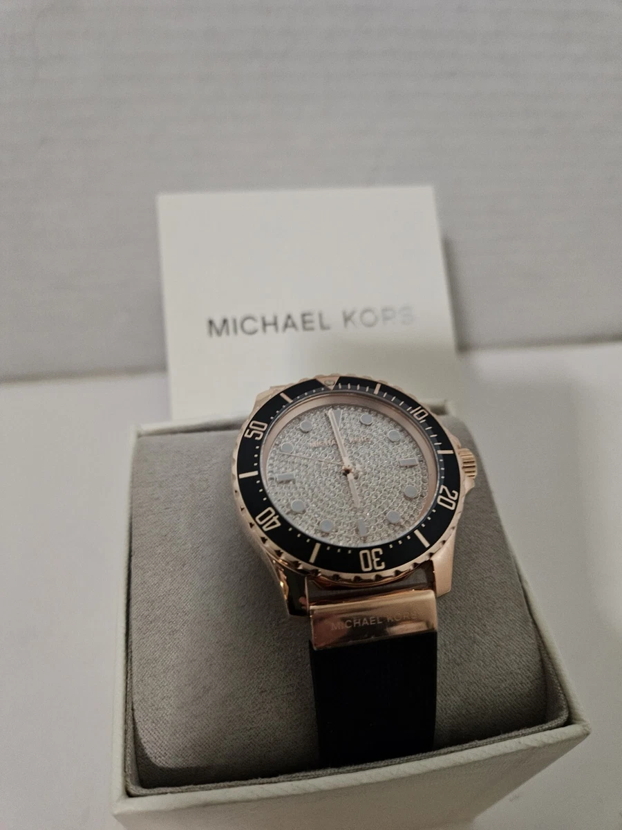 Michael kors watch silicone strap sales
