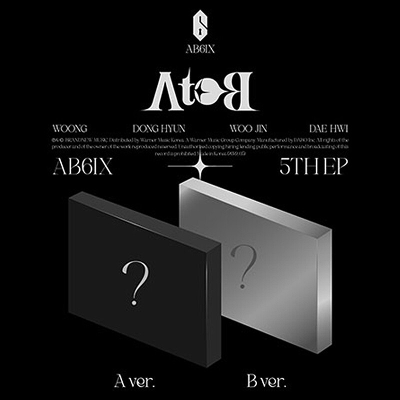 AB6IX [A TO B] 5th EP Album CD+Photo Book+2 Card+Poster+ID Card+A