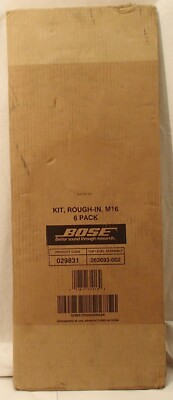 Bose Speaker Rough-in Kit M16 6-Pack 029831 | eBay