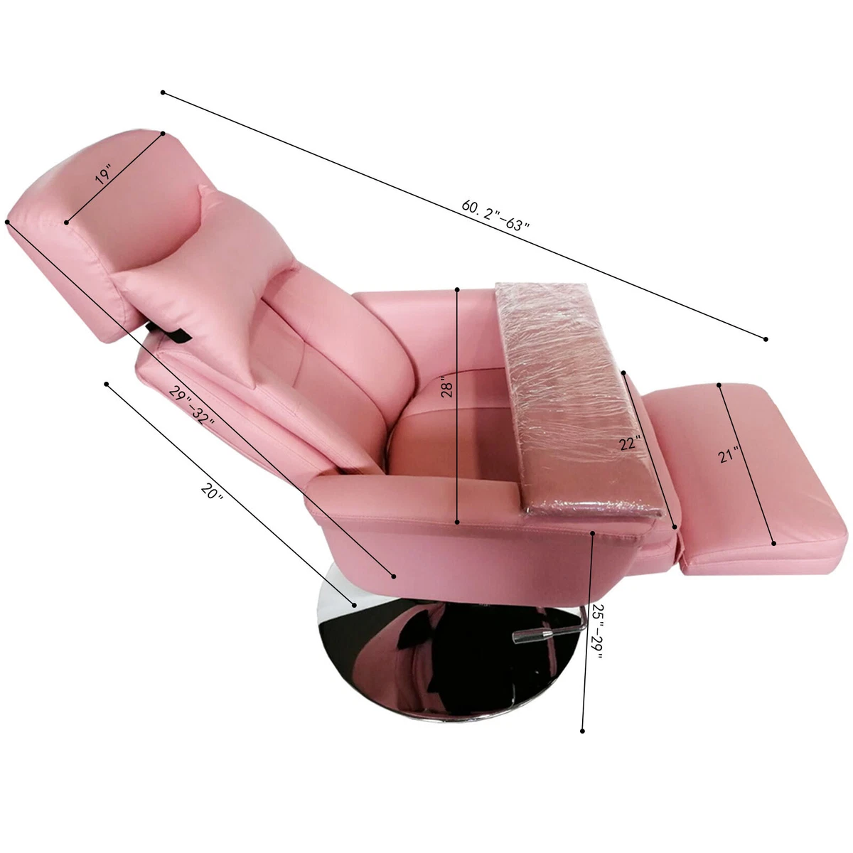 Reclining salon chair used sale