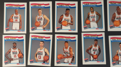 NBA Hoops 1992 USA Basketball Team Olympics Jordan Ewing Barkley