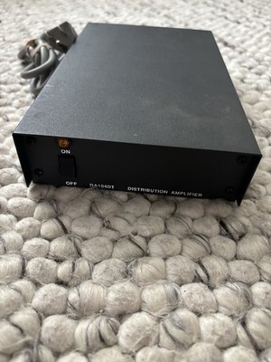 Pelco DA104DT Video Distribution Amplifier CCTV 4 Output Tested Power WORKS NOS
