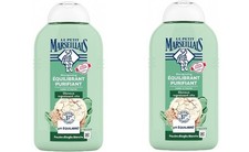 2 x 250ml Petit Marseillais White Clay Powder Shampoo