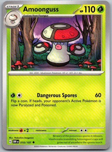 Amoonguss 010/197 Obsidian Flames