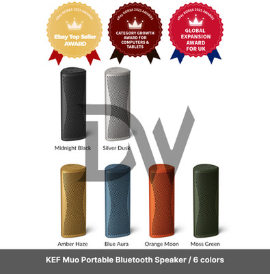 KEF Muo Tragbarer Bluetooth Lautsprecher / 6 Farben / Express / Original