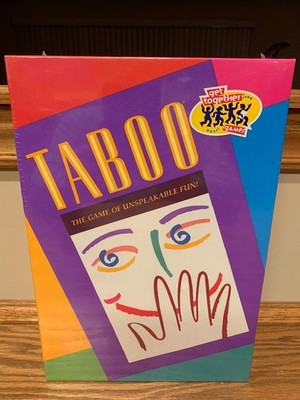 NEW SEALED Milton Bradley Board Game Taboo The Game of Unspeakable Fun!