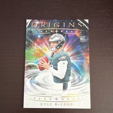 2025 Panini Origins Rookie Kyle McCord #130 Philadelphia Eagles Football Card