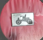 Vintage 1901 Oldsmobile Car - 1.6 Gram .925 Sterling Silver Mini Bar Ingot