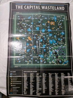 Fallout 3 The Capital Wasteland / DC Metro Interior Map