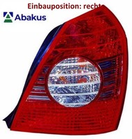 Abakus 221-1923R-UE Heckleuchte Rechts RüCklicht Hecklicht RüCkleuchte
