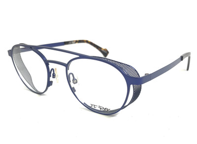 J.F Rey Eyeglasses Frames JF2627 2222 Electric Blue Mesh Side Shields 48-20-144