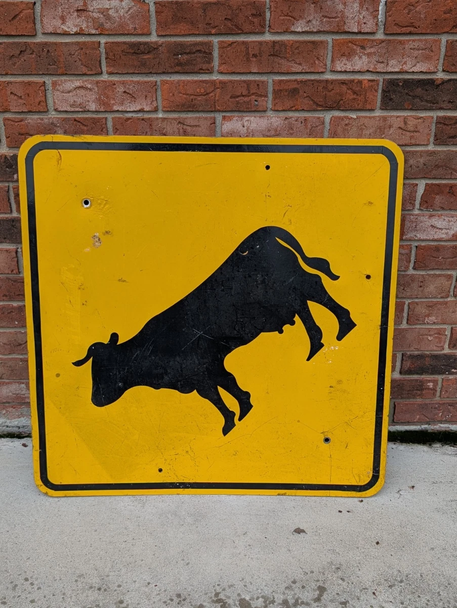 Cattle Sign In Collectible Transportation Signs for sale | eBay
