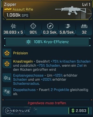 (PC,Xbox,PS) Borderlands 4 - Modded Zipper 1M DPS LvL 1