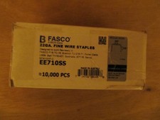 FASCO Upholstery Staples EE710SS 7C 3/8" Leg STAINLESS STEEL