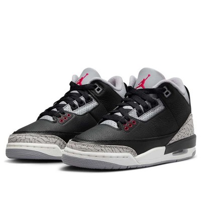 Nike Youth Air Jordan 3 Retro Black Cement DM0967-010 GS Shoes NEW