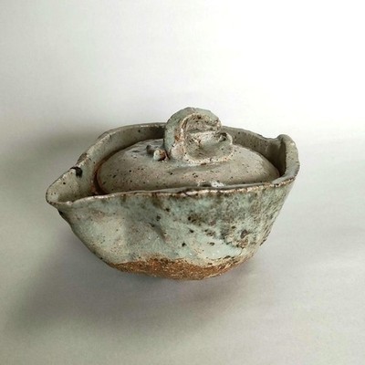 Hineno Yuto Teekanne Keramik Kyusu Japanische Handarbeit Porzellan Hineno Saku