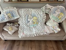 Baby Looney Tunes Classic Collection Nursery Bedding Bugs Bunny Tweety Heart HTF