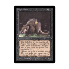 WOTC MtG Beta Plague Rats (C) VG