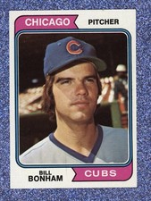 1974 Topps Baseball # 528 Bill Bonham - Chicago Cubs   - Free Shipping