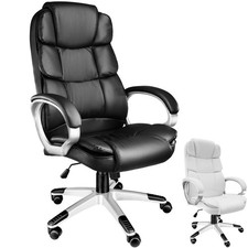 Office Chair Computer Desk Ergonomic Leather Swivel Executive Home Study Chairs