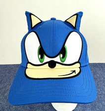 Sonic The Hedgehog Sega Strapback Hat/Cap With Ears Adjustable 3D Style