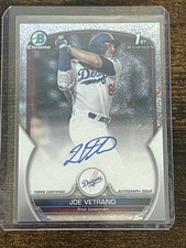 2023 Bowman Draft - Chrome Auto Joe Vetrano #CDA-JV Sparkle /71 1st