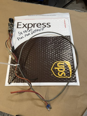 #ad 58 59 60 Ford Truck Pull For Defrost Fan Cable w knob amp; bezel OEM 1958 1959 1960 $129.99