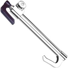 Blocca Sterzo Auto, Acciaio Inossidabile, 3 Chiavi, Anti-Furto, Sicurezza