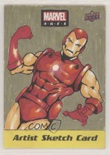 2020 Upper Deck Marvel Ages 1/1 Aurelio Ceccacci Auto Sketch 1na2