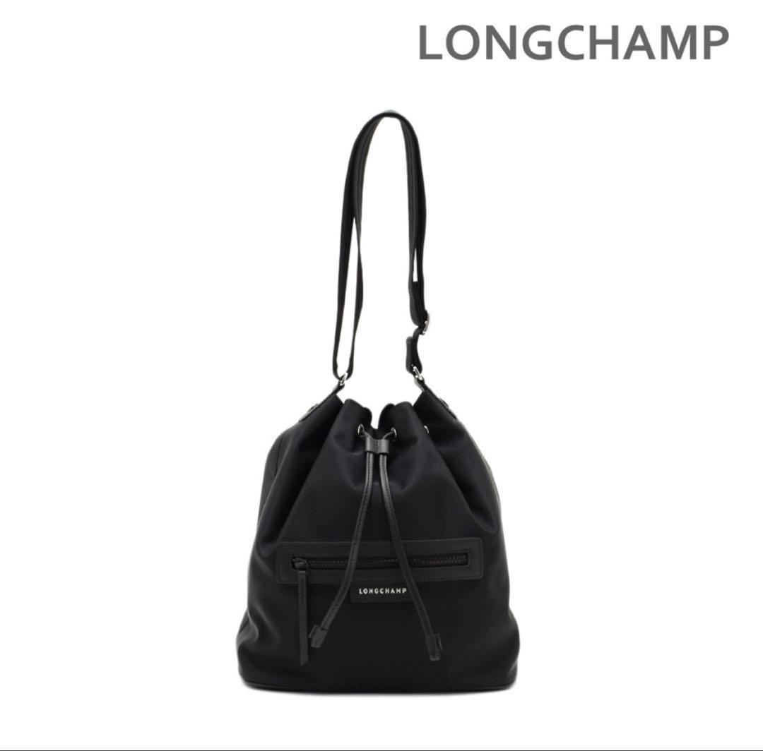 LONGCHAMP black drawstring bag - image 1