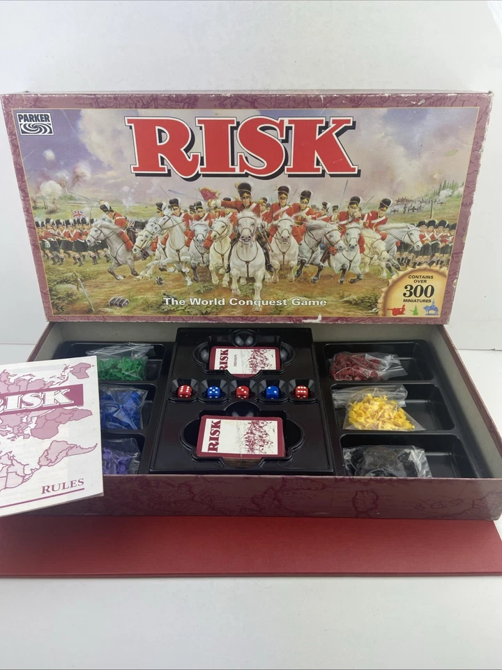 Parker RISK : The World Conquest Game Vintage 1992 Edition Age 10+ Complete, VGC - Image 3 of 4