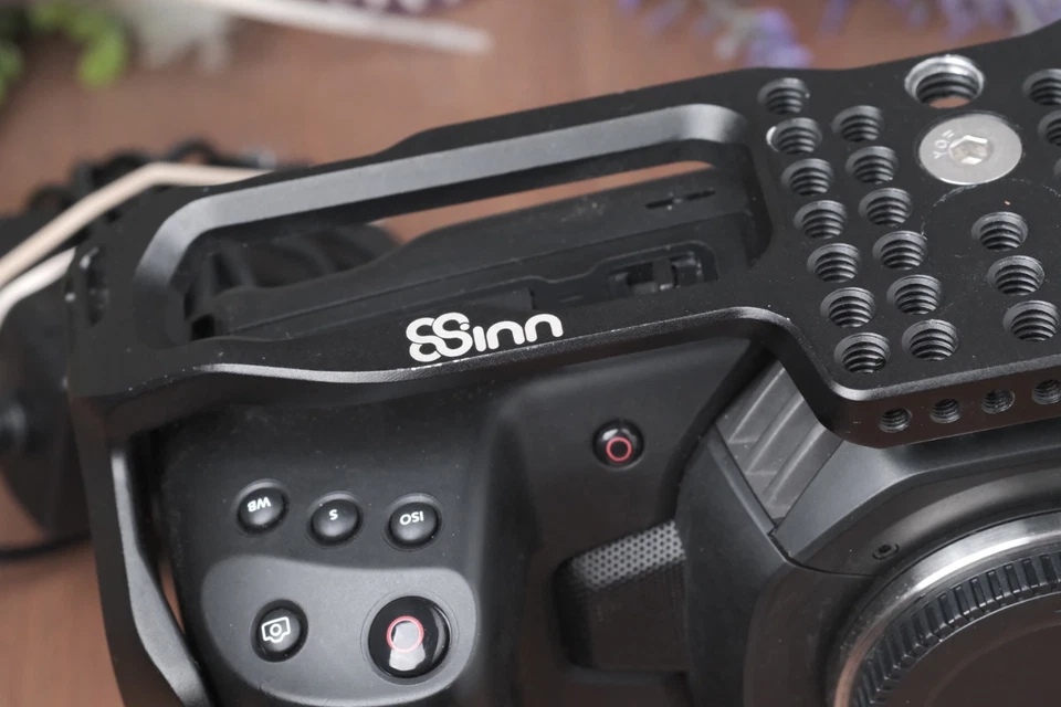 Blackmagic Design Pocket Cinema Camera 4K Body w/8Sinn Cage & AC Power Adapter - Image 3 of 4