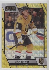 2023-24 O-Pee-Chee Platinum Neon Yellow Surge Jack Eichel #132 e9p