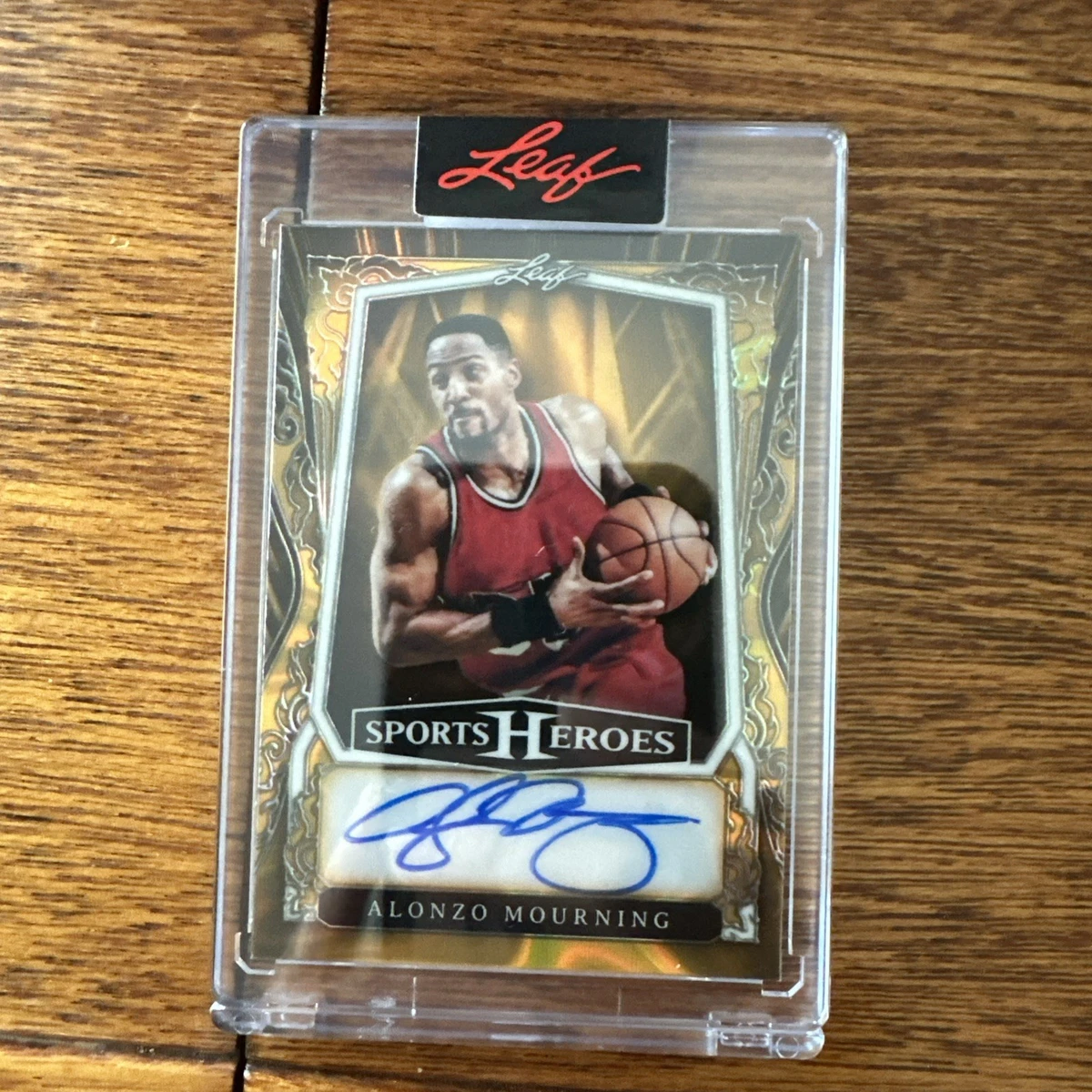 Alonzo Mourning Basketball Autographed Sports Trading Cards