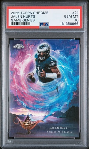 2025 Topps Chrome Jalen Hurts Base (PSA 10)