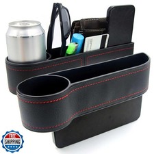 Gihunk 2 Pcs Car Seat Gap Filler - Leather Car Seat Crevice Stora