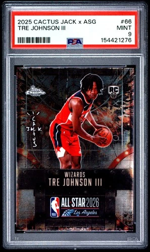 2025 Topps Tre Johnson III Base (PSA 9)