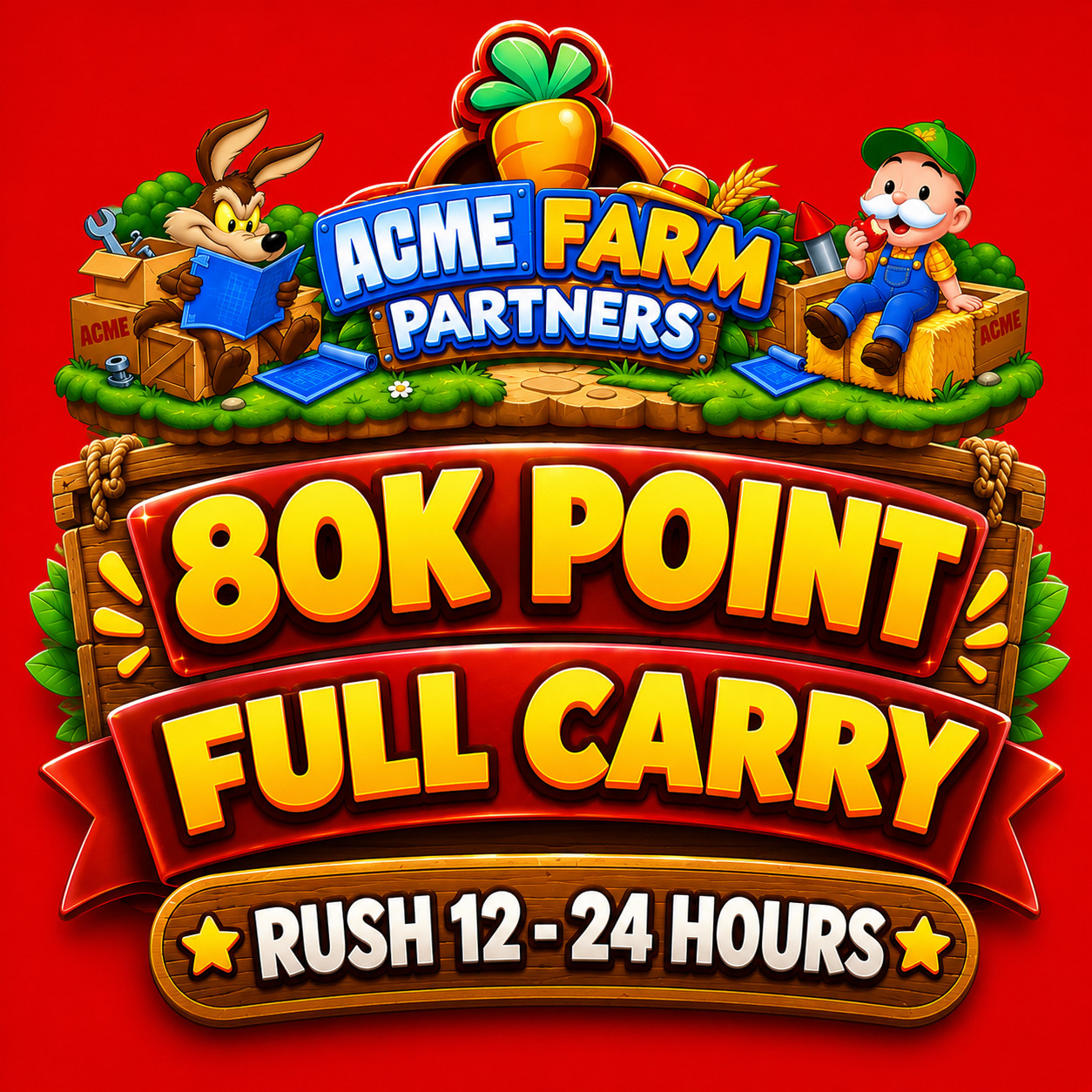 Acme Farm PARTNERS - MONO_POLY_GO PARTNERS EVENT - FULL CARRY SERVICE