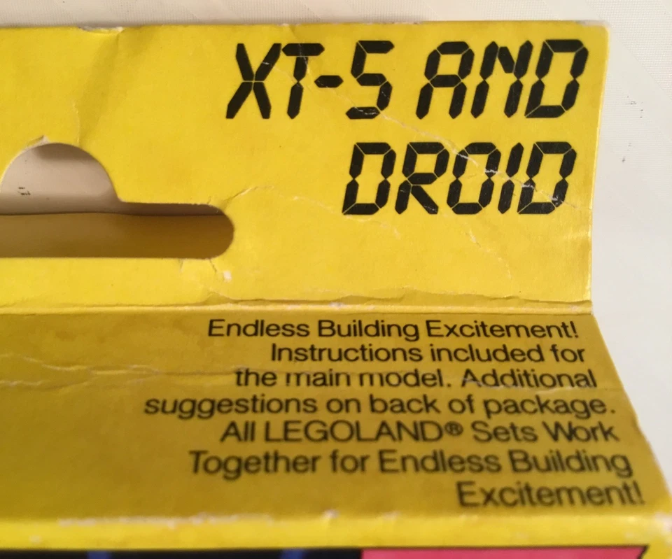 New Old Stock Vintage LEGO Classic Space: XT-5  And Droid (6809)  Unopened Box - Image 4 of 4