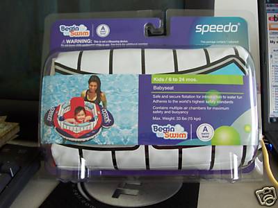 Speedo Kid's 6/24 mo. Begin to Swim Babyseat New