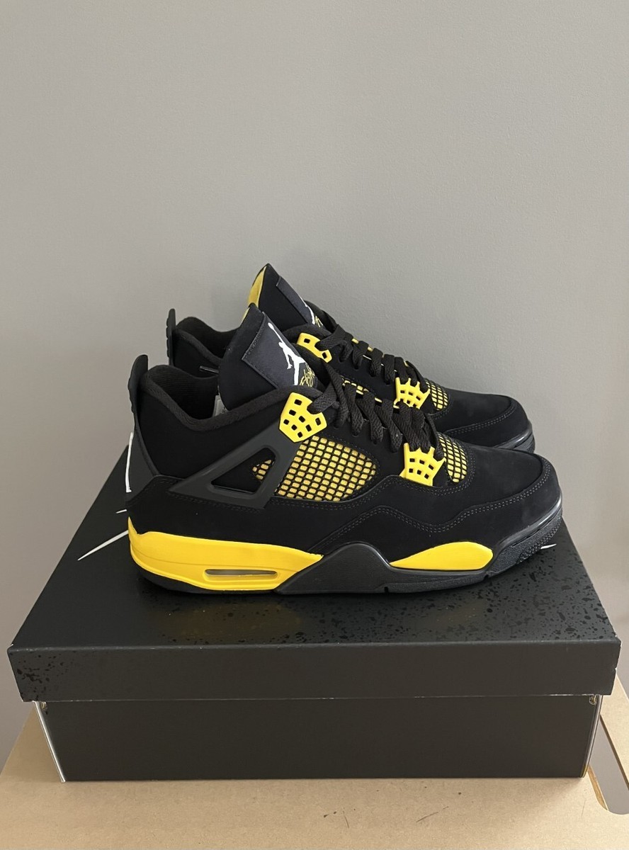 Size 9.5M - Jordan 4 Retro Thunder 2023 *In Hand Ready to Ship* | eBay