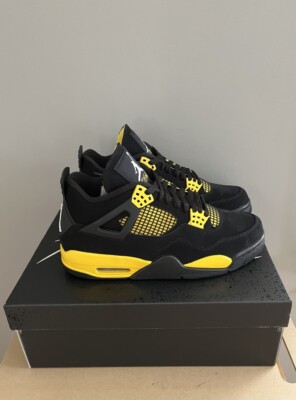 Jordan Air 4 yellow thunder (2012) Retro Black and Tour Yellow size 9.5m Jordan 4 Thunder Brand New Size 9.5 $300 Available In-Store Now! main image 4