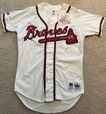 Atlanta Braves Russell Authentic 90s Jersey Steve Avery Autographed LOA -Proof🔥