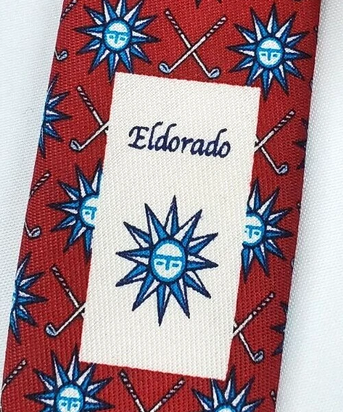 Corbata de seda para soles y palos de golf entrelazados Vineyard Vines *NUEVA CON ETIQUETAS* 59" L X 3,5" W Foto 4 de 4