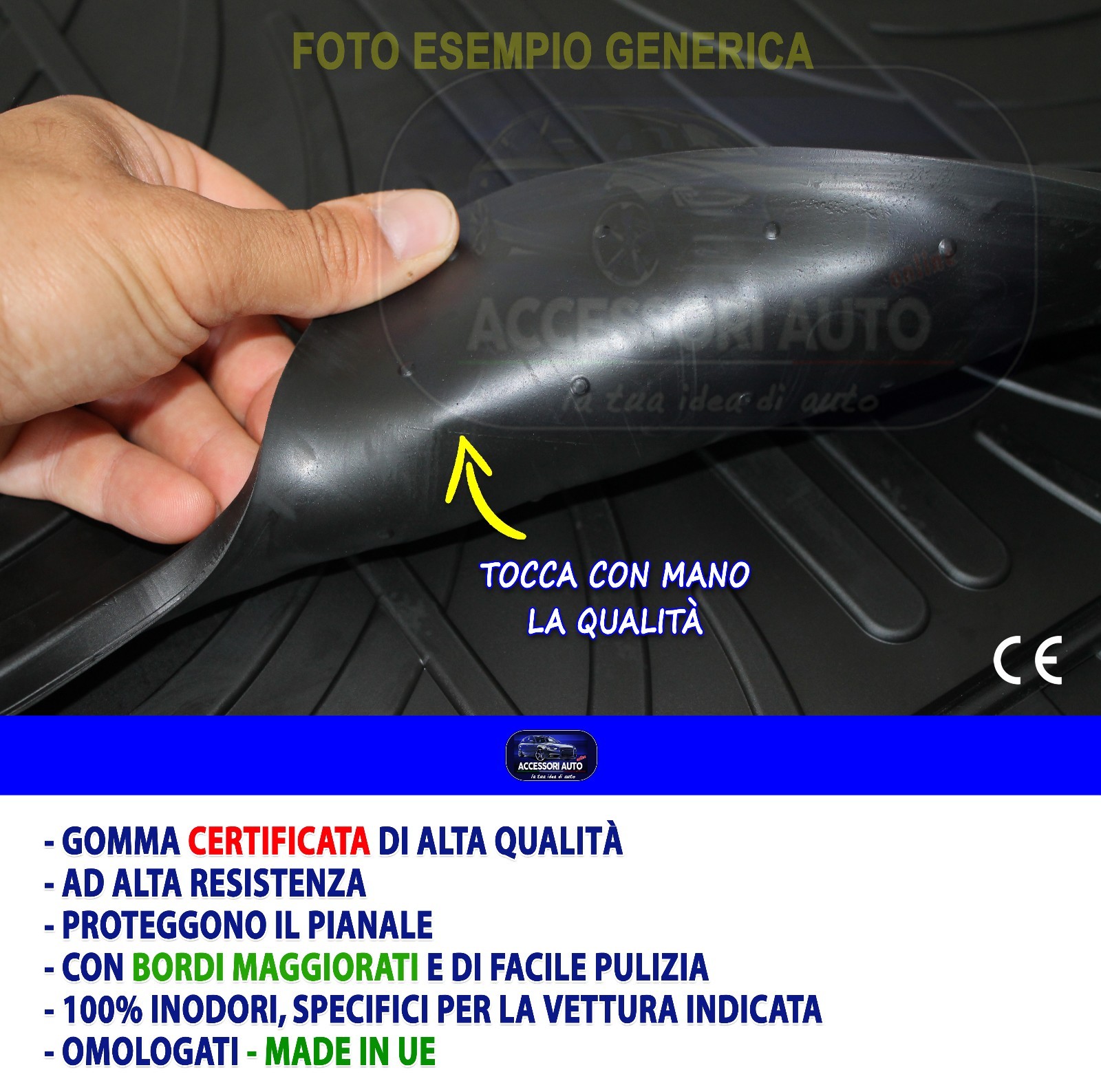 Kovvar Tappetini Auto adatti per Lancia Musa 2004-2012 - Serie: Comfort